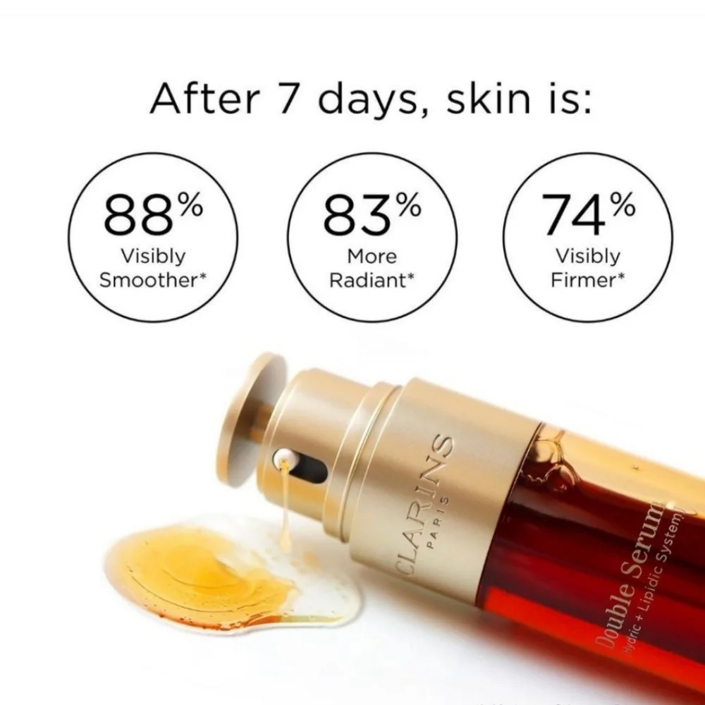 NIB CLARINS Double Serum Complete Age Control Concentrate 1 oz